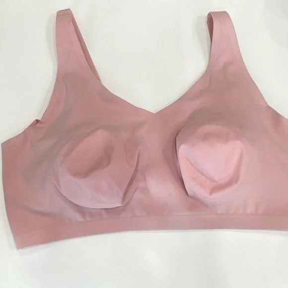 PARATUS OMNIA LAPIS Bonded Wirefree Bra In Pink Size 4XL Full Cup - Picture 5 of 12